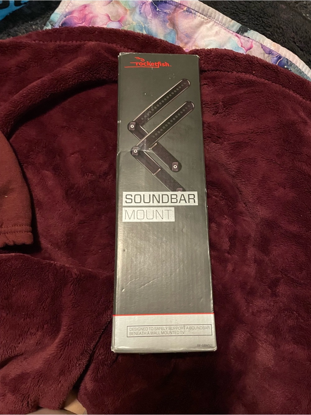 Black Soundbar Mount